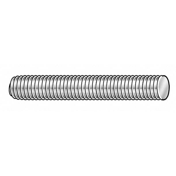 200 PACK 3/8"-16 X 12" FULLY THREADED ZINC PLATED STUDS